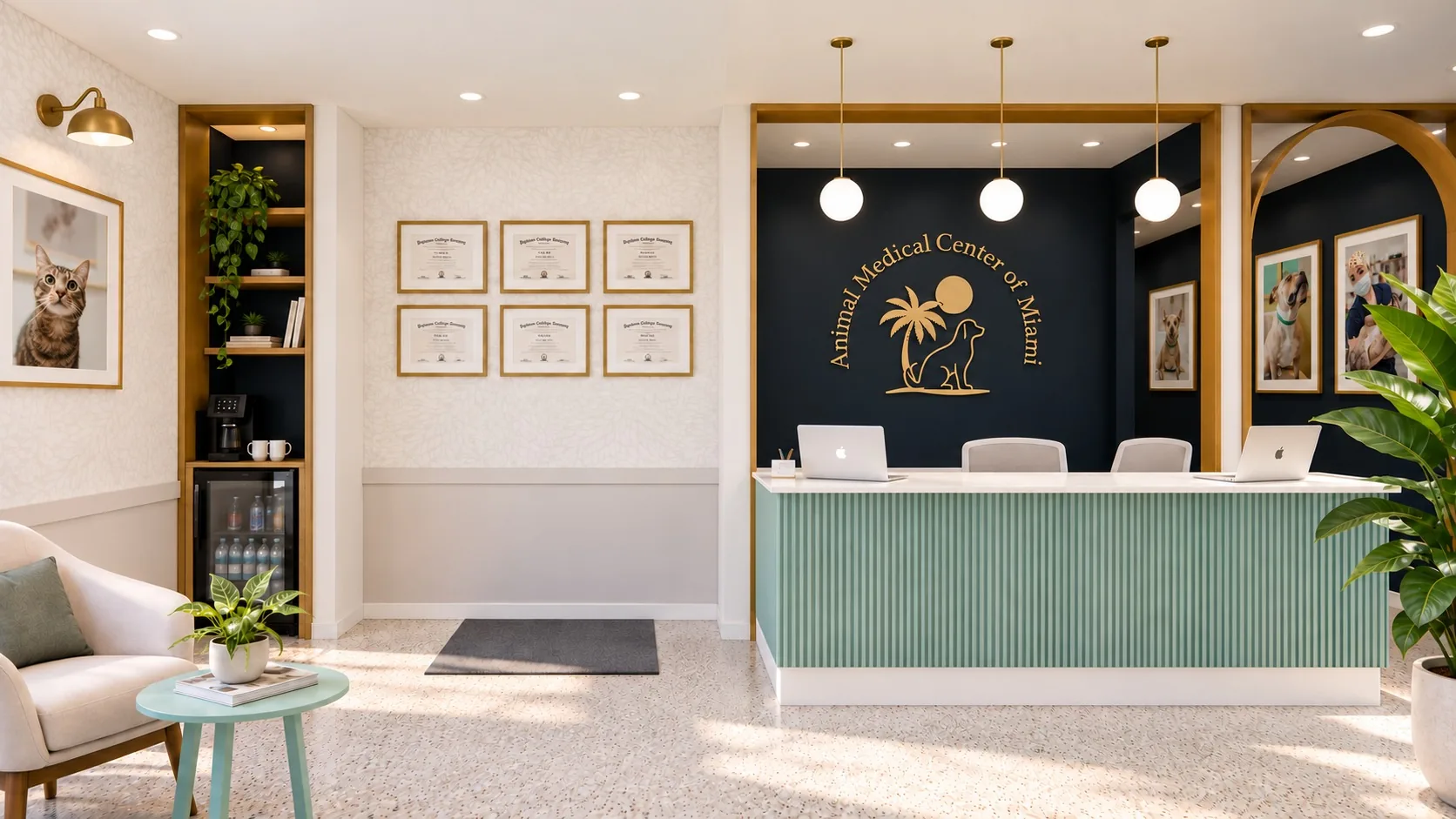 Reception lobby